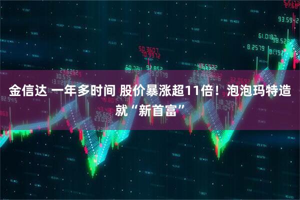 金信达 一年多时间 股价暴涨超11倍！泡泡玛特造就“新首富”